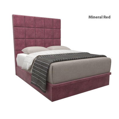 Elbert Velvet Fabric Storage Bed 12 Inch Model A