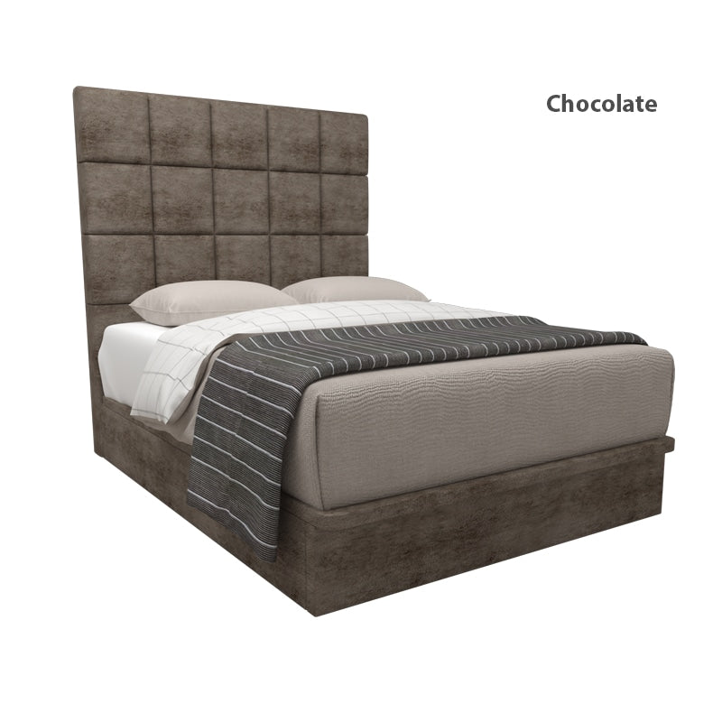 Elbert Velvet Fabric Storage Bed 14 Inch Model A