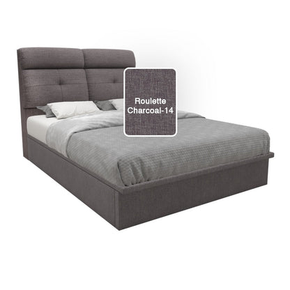 Adira Fabric Storage Bed 12 Inch
