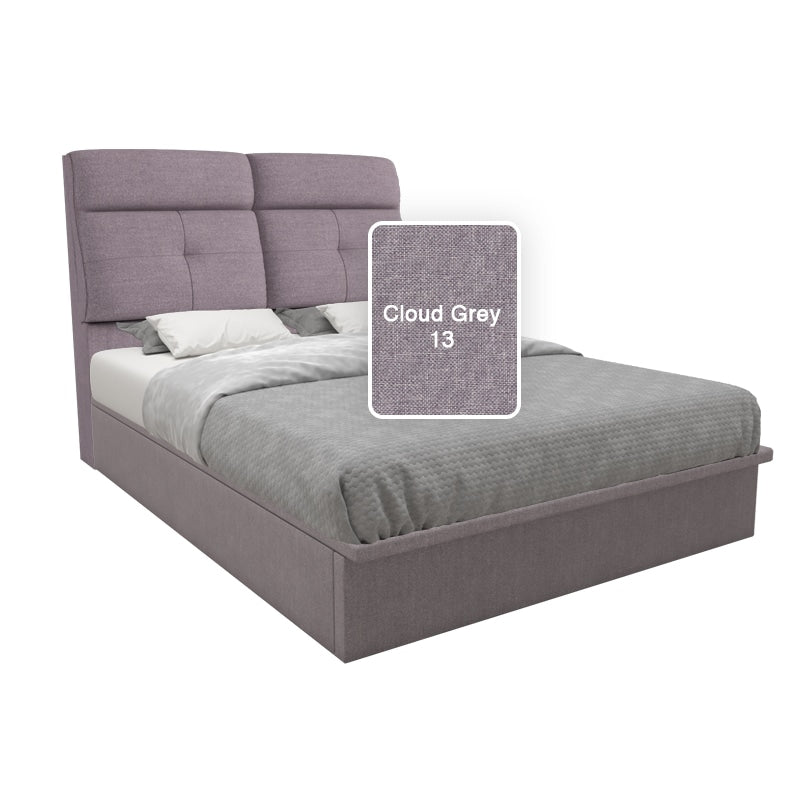Adira Fabric Storage Bed 12 Inch