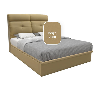 Adira Faux Leather Storage Bed 12 Inch