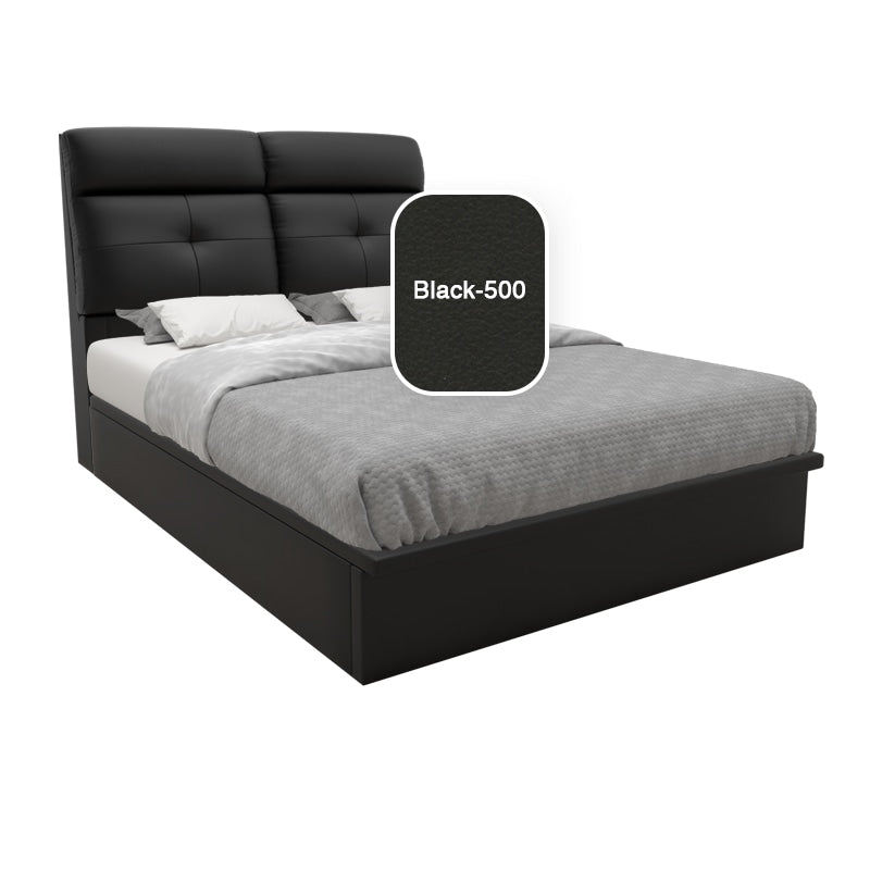 Adira Faux Leather Storage Bed 12 Inch