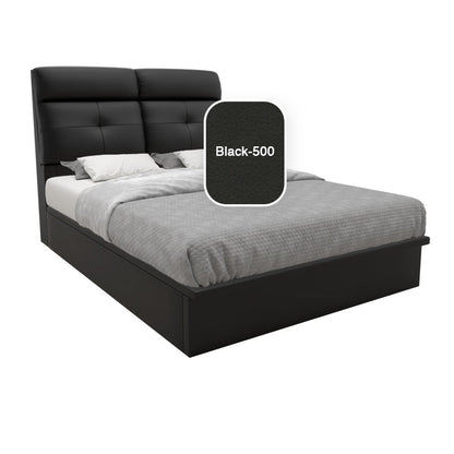 Adira Faux Leather Storage Bed 12 Inch