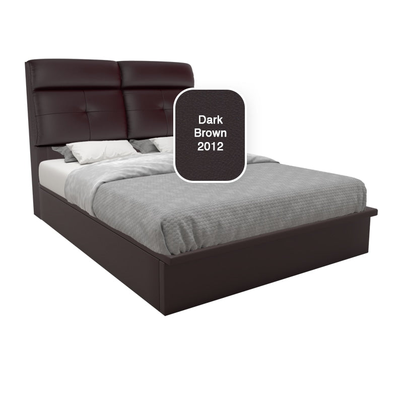 Adira Faux Leather Storage Bed 12 Inch