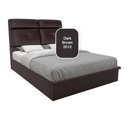 Adira Faux Leather Storage Bed 12 Inch