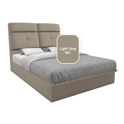 Adira Faux Leather Storage Bed 12 Inch