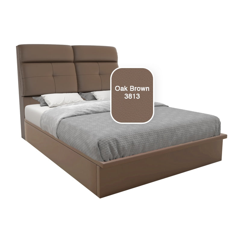 Adira Faux Leather Storage Bed 12 Inch