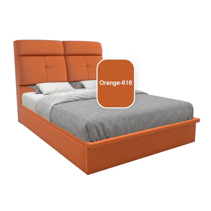 Adira Faux Leather Storage Bed 12 Inch