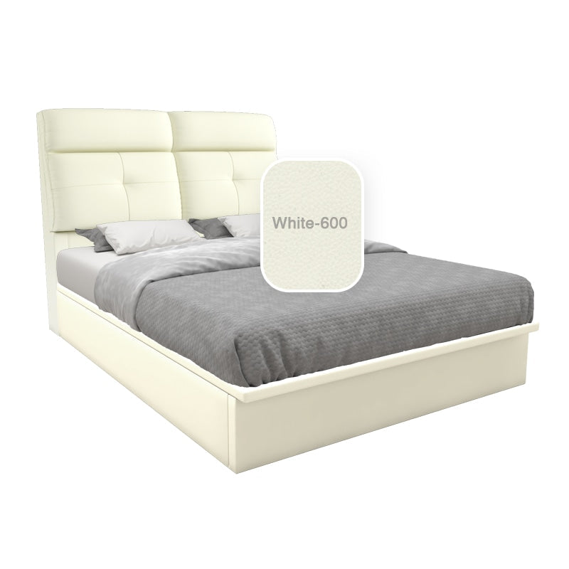 Adira Faux Leather Storage Bed 12 Inch