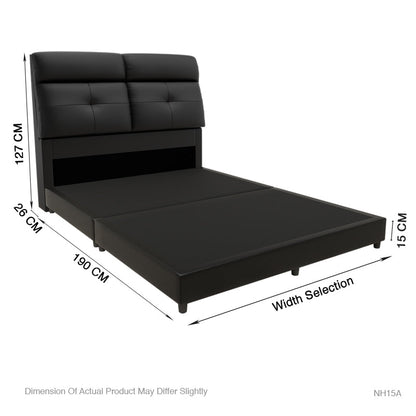 Adira Faux Leather Bed Frame