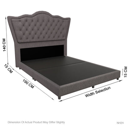 Carvell Fabric Bed Frame