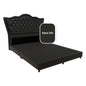 Carvell Faux Leather Bed Frame