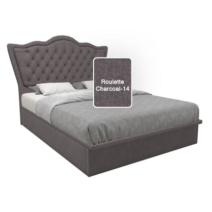 Carvell Fabric Storage Bed 12 Inch