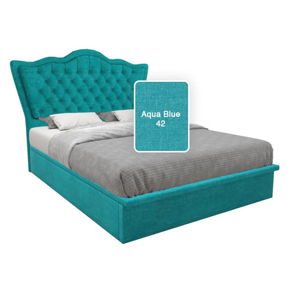 Carvell Fabric Storage Bed 12 Inch