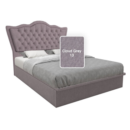 Carvell Fabric Storage Bed 12 Inch