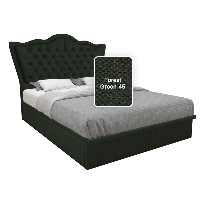 Carvell Fabric Storage Bed 12 Inch