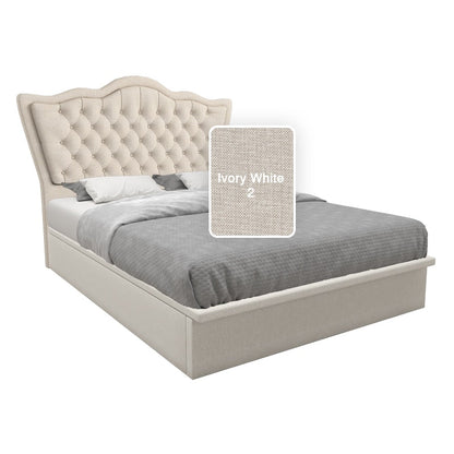 Carvell Fabric Storage Bed 12 Inch