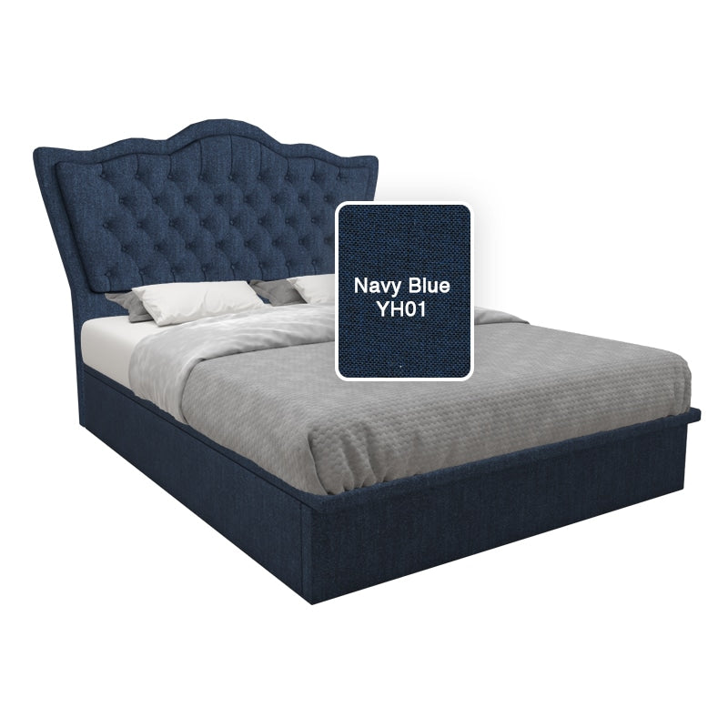 Carvell Fabric Storage Bed 12 Inch