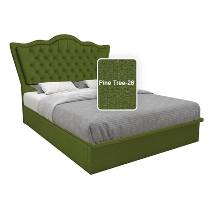 Carvell Fabric Storage Bed 12 Inch
