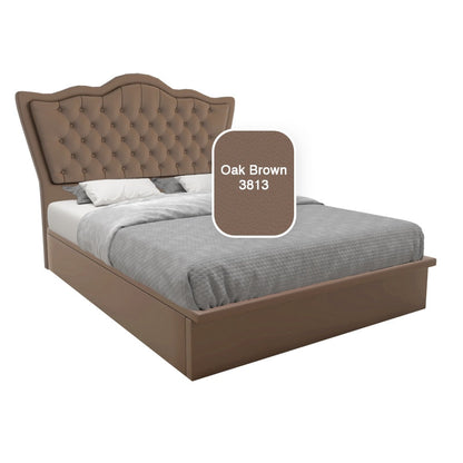 Carvell Faux Leather Storage Bed 12 Inch