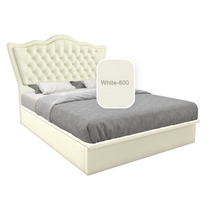 Carvell Faux Leather Storage Bed 12 Inch
