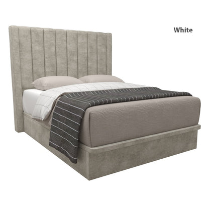Jaxon Velvet Fabric Storage Bed 12 Inch Model B