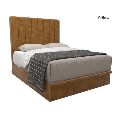 Jaxon Velvet Fabric Storage Bed 14 Inch Model A