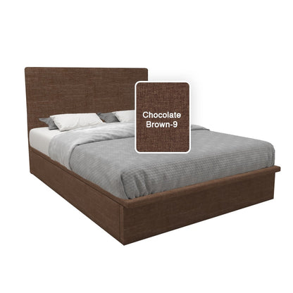 Willow Fabric Storage Bed Set With Hotel Pocketed Spring Mattress 10 Inch