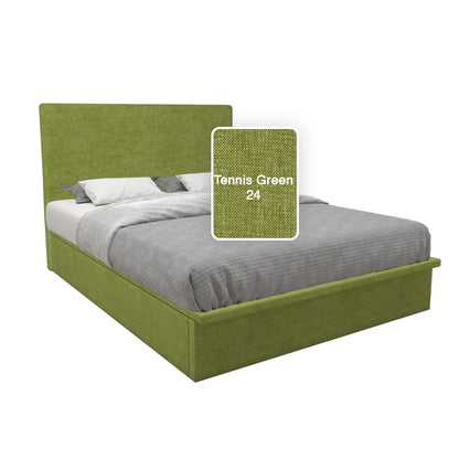 Willow Fabric Storage Bed Set With Hotel Classic Bamboo Latex Mattress 10 Inch