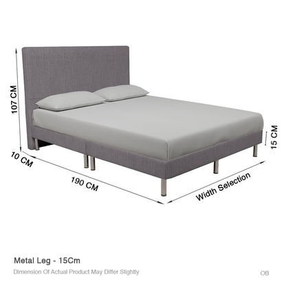 Snuz Mattress Series with Fabric Bed Frame Available Sizes 10 / 11 / 13 Inch