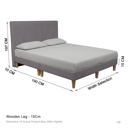 Snuz Mattress Series with Fabric Bed Frame Available Sizes 10 / 11 / 13 Inch