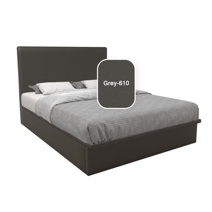 Willow Faux Leather Storage Bed Set With Hotel Classic Bamboo Latex Mattress 10 Inch