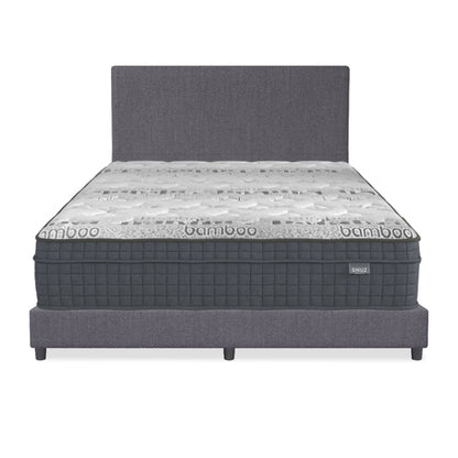 Entice Fabric Bed Set with Snuz Foyle Bamboo Latex Pocketed Spring Mattress 11 Inch