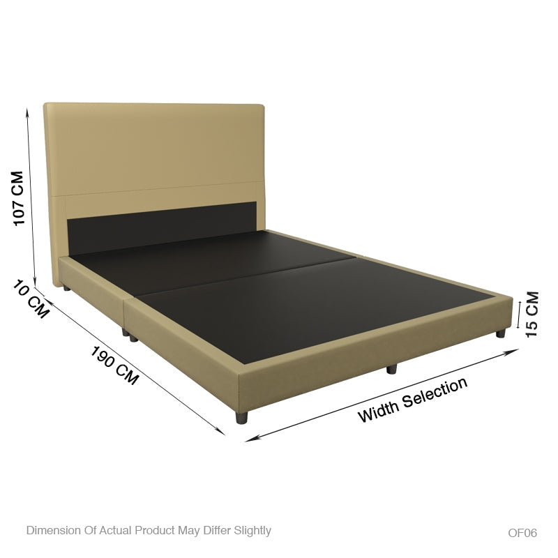 Entice Faux Leather Bed Frame