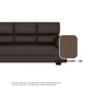 Londyn Faux Leather 4 Seater Sofa