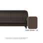 Ellie Faux Leather 1 Seater Sofa