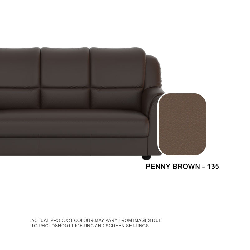Hannah Faux leather 1 Seater Sofa