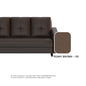 Rylee Faux leather 1 Seater Sofa