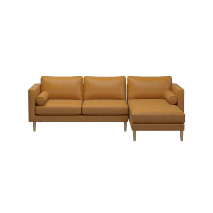 Leah Leathaire 2 Seater With Chaise Sofa