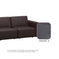 Jade Leathaire 4 Seater Sofa