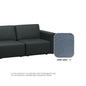 Jade Leathaire 1 Seater Sofa