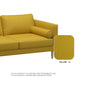 Leah Leathaire 4 Seater Sofa