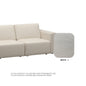 Jade Leathaire 4 Seater Sofa
