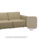 Jade Leathaire 4 Seater Sofa