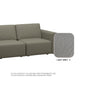 Jade Leathaire 4 Seater Sofa