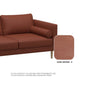 Leah Leathaire 4 Seater Sofa