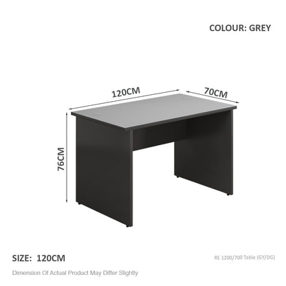 Leo Office Table Model A (1.2 M Grey Colour)