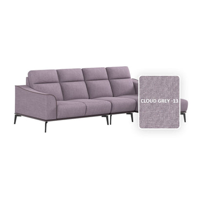 Gianna Fabric 3 Seater With Chaise Sofa