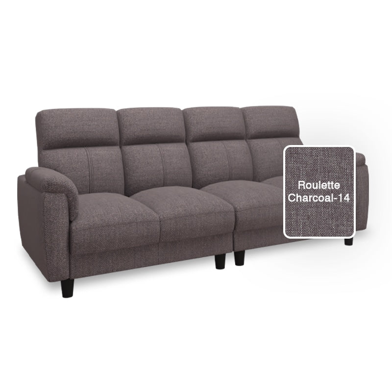 Helen Fabric 4 Seater Sofa