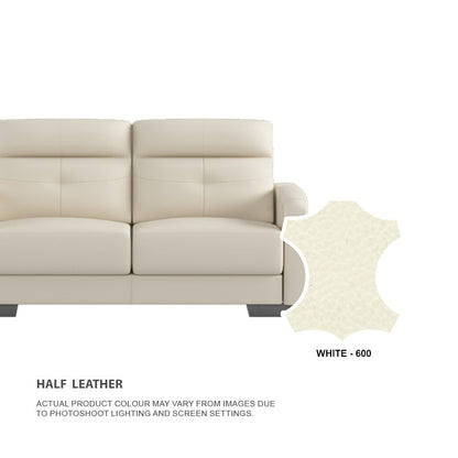 Kaylee Half Leather 1 Seater Sofa